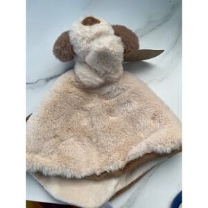 Ebba Eco Collection Plush Puppy Lovey Security Blanket New With Tags